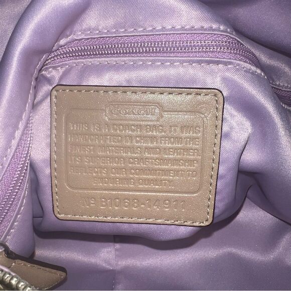 Coach Gold Monogram C Shoulder Bag Large 13” X 12 1/2” Never Used. Authentic - Picture 10 of 10